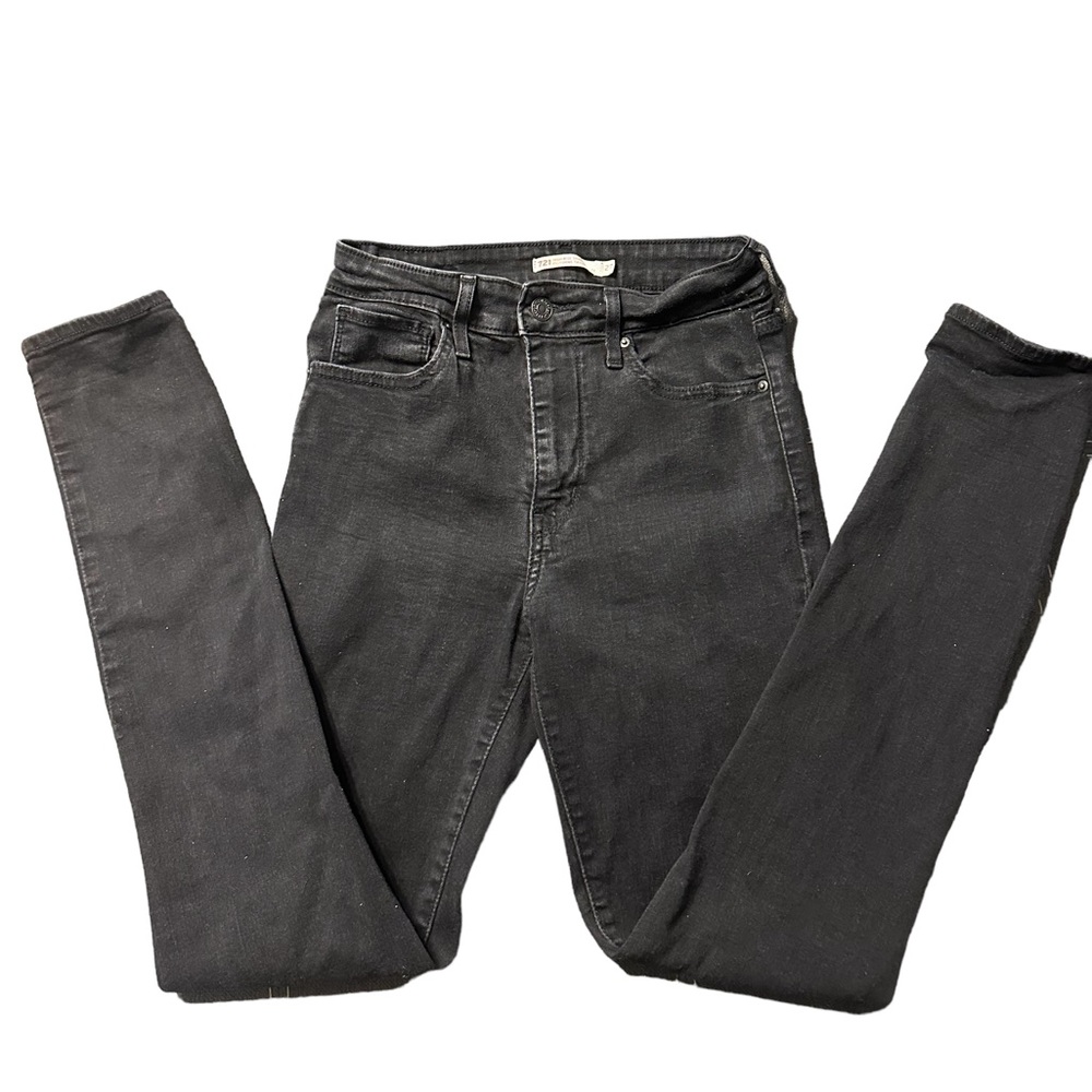 Levi’s 721 black skinny jeans